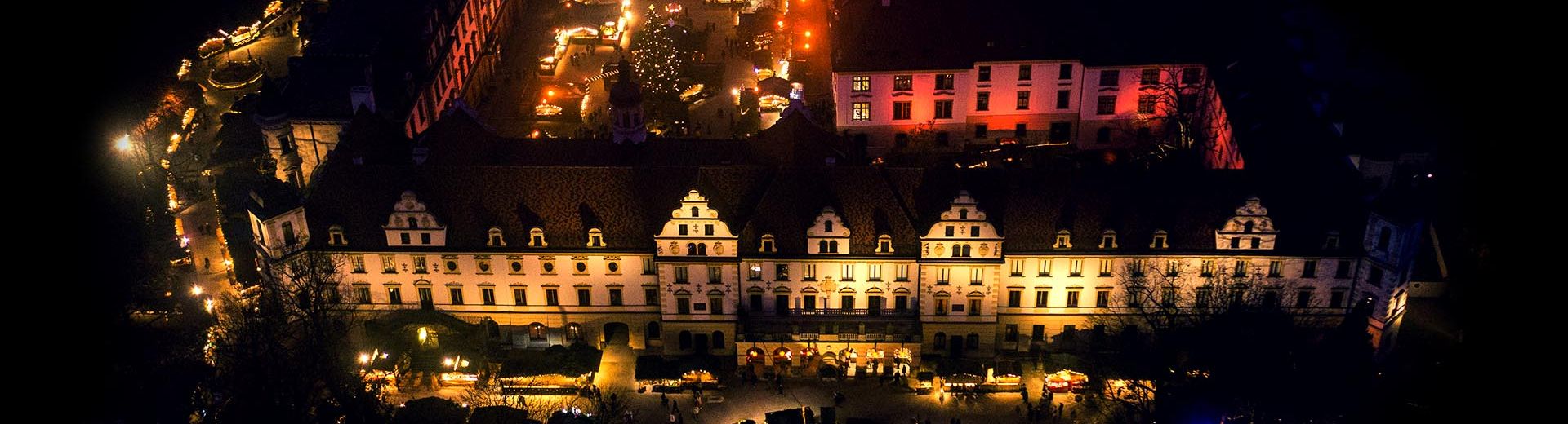 Romantischer Weihnachtsmarkt auf Schloss Thurn und Taxis Regensburg